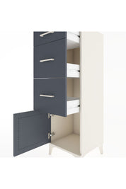 Hyperion Dolap 3 Çekmeceli Tek Kapaklı 44x44x134 Aytaşı-Antrasit