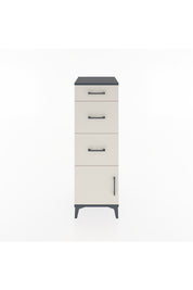 Hyperion Dolap 3 Çekmeceli Tek Kapaklı 44x44x134 Antrasit-Aytaşı