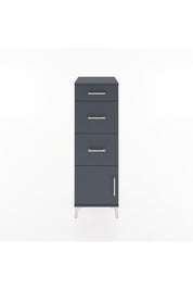 Hyperion Dolap 3 Çekmeceli Tek Kapaklı 44x44x134 Antrasit-Antrasit