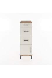 Hyperion Dolap 3 Çekmeceli Tek Kapaklı 44x44x134 Çam-Aytaşı