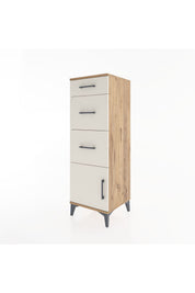 Hyperion Dolap 3 Çekmeceli Tek Kapaklı 44x44x134 Çam-Aytaşı