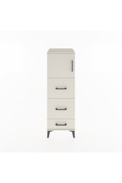 Hyperion Dolap Tek Raflı 3 Çekmeceli Tek Kapaklı 44x44x134 Aytaşı-Aytaşı