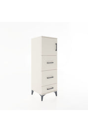 Hyperion Dolap Tek Raflı 3 Çekmeceli Tek Kapaklı 44x44x134 Aytaşı-Aytaşı