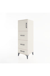 Hyperion Dolap Tek Raflı 3 Çekmeceli Tek Kapaklı 44x44x134 Aytaşı-Aytaşı