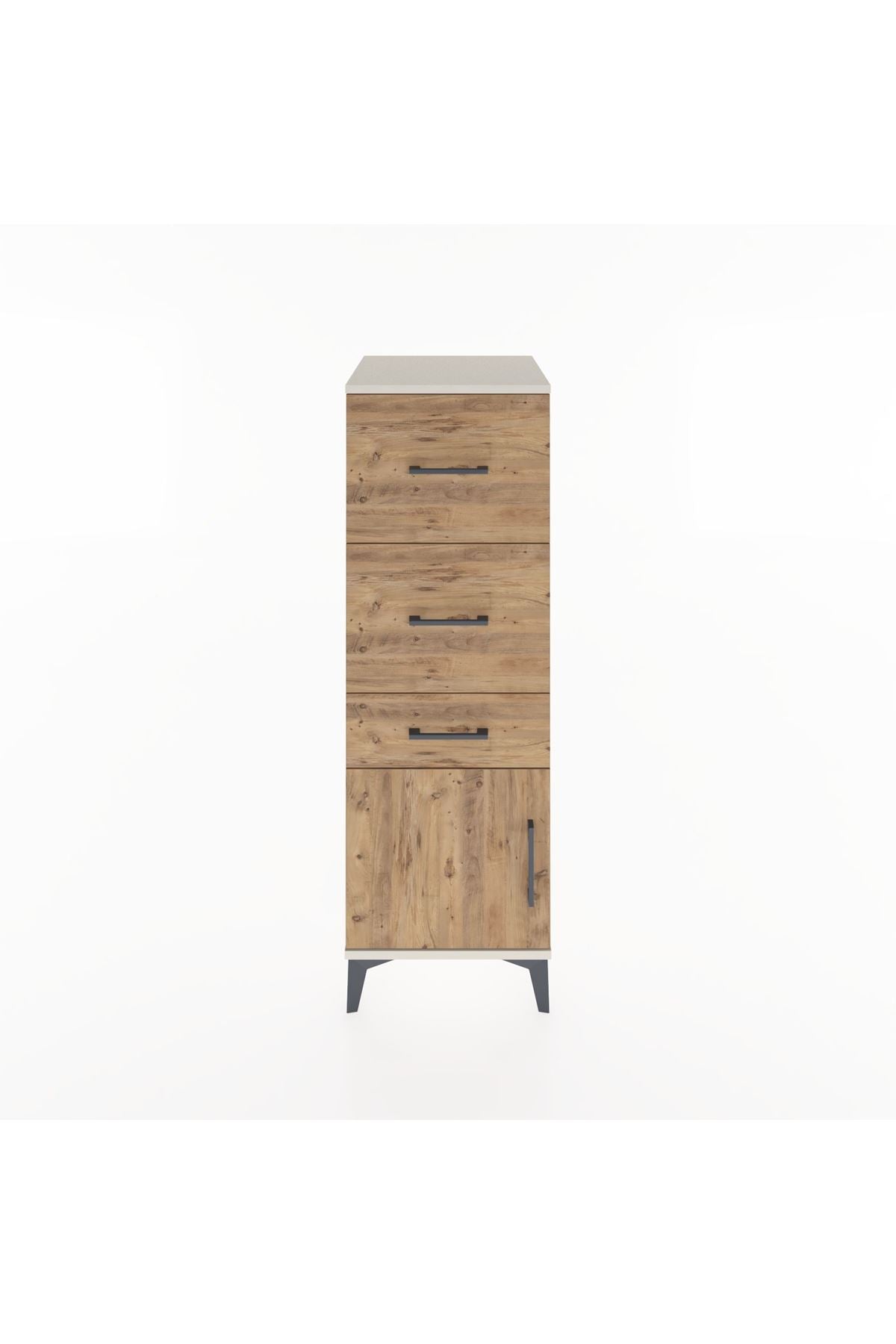 Hyperion Dolap 3 Çekmeceli Tek Kapaklı 44x44x134 Aytaşı-Çam