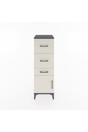 Hyperion Dolap 3 Çekmeceli Tek Kapaklı 44x44x134 Antrasit-Aytaşı