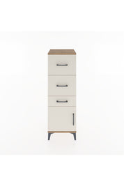 Hyperion Dolap 3 Çekmeceli Tek Kapaklı 44x44x134 Çam-Aytaşı