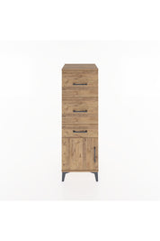 Hyperion Dolap 3 Çekmeceli Tek Kapaklı 44x44x134 Çam-Çam
