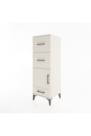 Hyperion Dolap Tek Raflı 3 Çekmeceli Tek Kapaklı 44x44x134 Aytaşı-Aytaşı