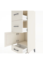 Hyperion Dolap Tek Raflı 3 Çekmeceli Tek Kapaklı 44x44x134 Aytaşı-Aytaşı