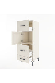 Hyperion Dolap Tek Raflı 3 Çekmeceli Tek Kapaklı 44x44x134 Aytaşı-Aytaşı