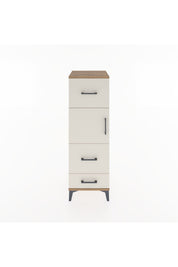 Hyperion Dolap Tek Raflı 3 Çekmeceli Tek Kapaklı 44x44x134 Çam-Aytaşı
