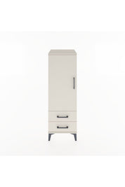 Hyperion Dolap 3 Raflı 2 Çekmeceli Tek Kapaklı 44x44x134 Aytaşı-Aytaşı