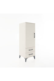 Hyperion Dolap 3 Raflı 2 Çekmeceli Tek Kapaklı 44x44x134 Aytaşı-Aytaşı