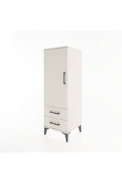 Hyperion Dolap 3 Raflı 2 Çekmeceli Tek Kapaklı 44x44x134 Aytaşı-Aytaşı