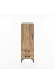 Hyperion Dolap 3 Raflı 2 Çekmeceli Tek Kapaklı 44x44x134 Aytaşı-Çam