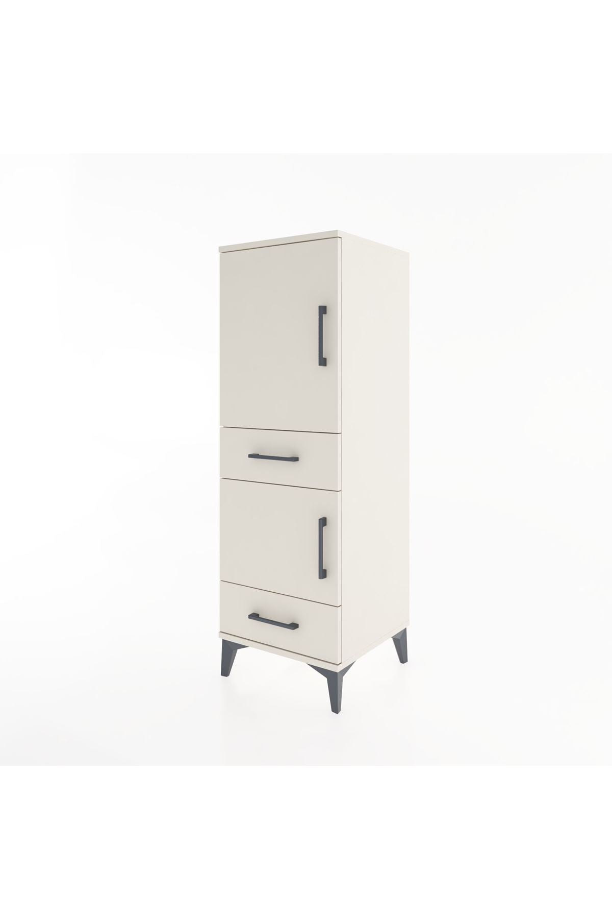 Hyperion Dolap 3 Raflı 2 Çekmeceli 2 Kapaklı 44x44x134 Aytaşı-Aytaşı