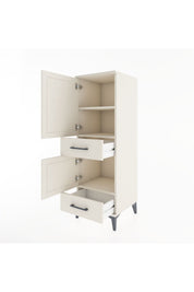 Hyperion Dolap 3 Raflı 2 Çekmeceli 2 Kapaklı 44x44x134 Aytaşı-Aytaşı