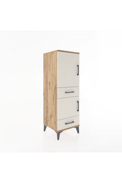 Hyperion Dolap 3 Raflı 2 Çekmeceli 2 Kapaklı 44x44x134 Çam-Aytaşı