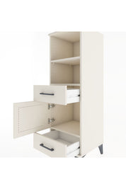 Hyperion Dolap 3 Raflı 2 Çekmeceli Tek Kapaklı 44x44x134 Aytaşı-Aytaşı