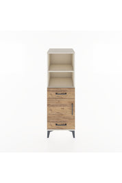 Hyperion Dolap 3 Raflı 2 Çekmeceli Tek Kapaklı 44x44x134 Aytaşı-Çam