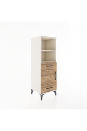 Hyperion Dolap 3 Raflı 2 Çekmeceli Tek Kapaklı 44x44x134 Aytaşı-Çam