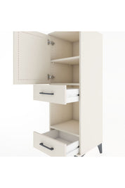 Hyperion Dolap 3 Raflı 2 Çekmeceli Tek Kapaklı 44x44x134 Aytaşı-Aytaşı