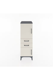 Hyperion Dolap 2 Raflı 2 Çekmeceli 2 Kapaklı 44x44x134 Antrasit-Aytaşı