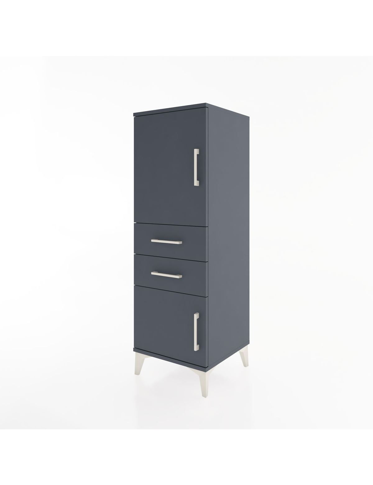 Hyperion Dolap 2 Raflı 2 Çekmeceli 2 Kapaklı 44x44x134 - S49M016V5B