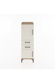 Hyperion Dolap 2 Raflı 2 Çekmeceli 2 Kapaklı 44x44x134 Çam-Aytaşı