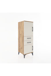 Hyperion Dolap 2 Raflı 2 Çekmeceli 2 Kapaklı 44x44x134 Çam-Aytaşı