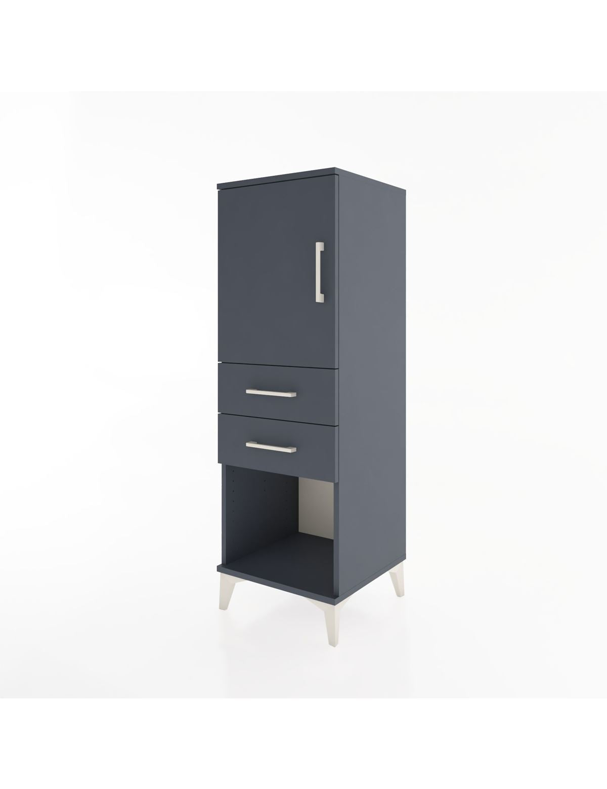 Hyperion Dolap 2 Raflı 2 Çekmeceli Tek Kapaklı 44x44x134 - S49M017V5B