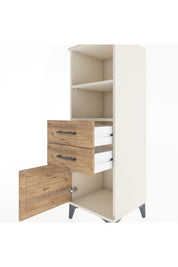 Hyperion Dolap 2 Raflı 2 Çekmeceli Tek Kapaklı 44x44x134 Aytaşı-Çam