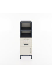 Hyperion Dolap 2 Raflı 2 Çekmeceli Tek Kapaklı 44x44x134 Antrasit-Aytaşı