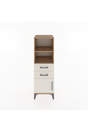 Hyperion Dolap 2 Raflı 2 Çekmeceli Tek Kapaklı 44x44x134 Çam-Aytaşı