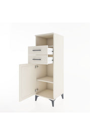 Hyperion Dolap 2 Raflı 2 Çekmeceli Tek Kapaklı 44x44x134 Aytaşı-Aytaşı