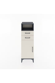 Hyperion Dolap 2 Raflı 2 Çekmeceli Tek Kapaklı 44x44x134 Antrasit-Aytaşı