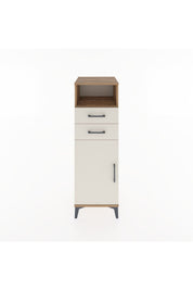 Hyperion Dolap 2 Raflı 2 Çekmeceli Tek Kapaklı 44x44x134 Çam-Aytaşı