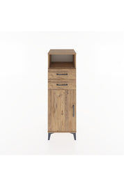 Hyperion Dolap 2 Raflı 2 Çekmeceli Tek Kapaklı 44x44x134 Çam-Çam