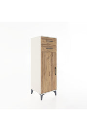 Hyperion Dolap 2 Raflı 2 Çekmeceli Tek Kapaklı 44x44x134 Aytaşı-Çam