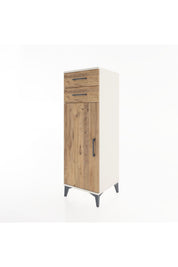Hyperion Dolap 2 Raflı 2 Çekmeceli Tek Kapaklı 44x44x134 Aytaşı-Çam