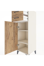 Hyperion Dolap 2 Raflı 2 Çekmeceli Tek Kapaklı 44x44x134 Aytaşı-Çam