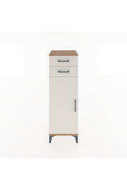 Hyperion Dolap 2 Raflı 2 Çekmeceli Tek Kapaklı 44x44x134 Çam-Aytaşı