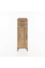 Hyperion Dolap 2 Raflı 2 Çekmeceli Tek Kapaklı 44x44x134