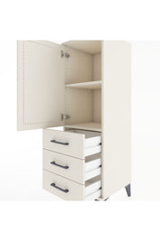 Hyperion Dolap 2 Raflı 3 Çekmeceli Tek Kapaklı 44x44x134 Aytaşı-Aytaşı