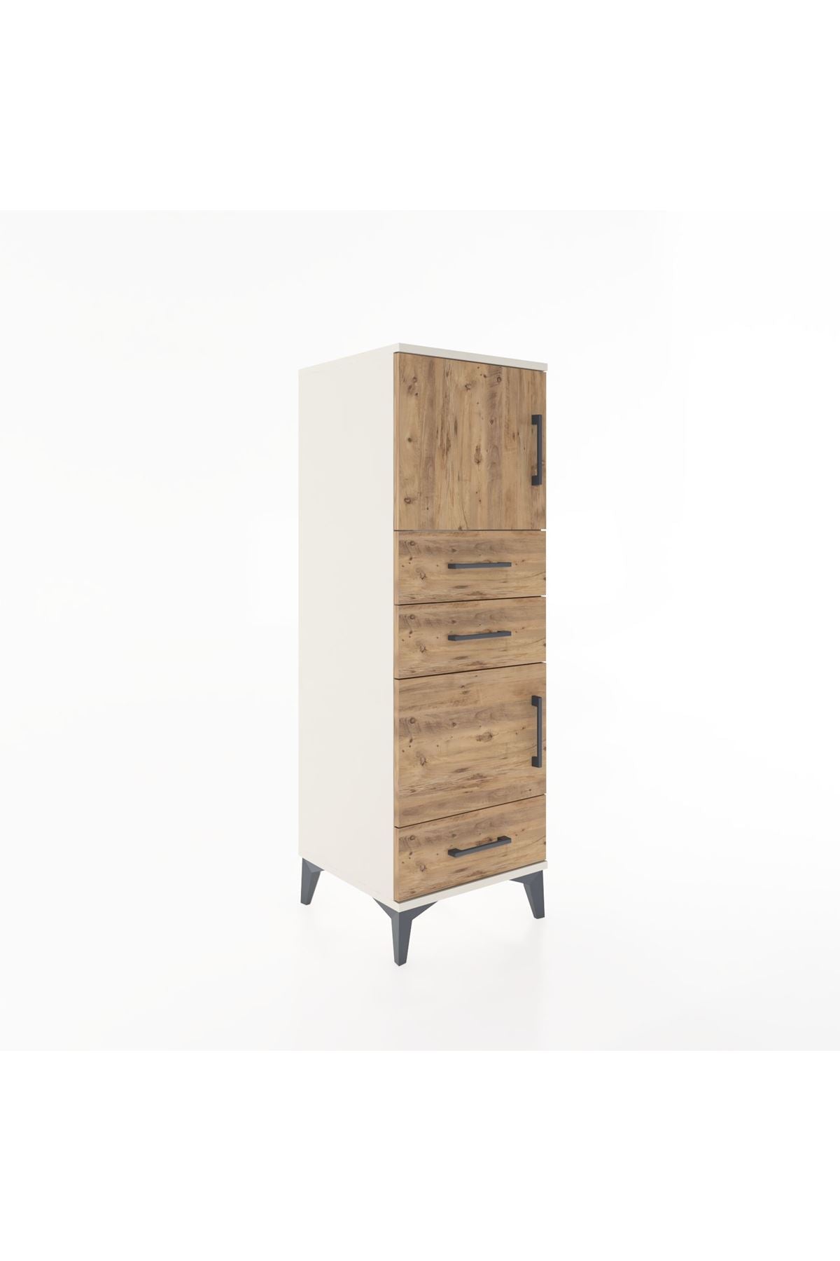 Hyperion Dolap 2 Raflı 3 Çekmeceli 2 Kapaklı 44x44x134 Aytaşı-Çam