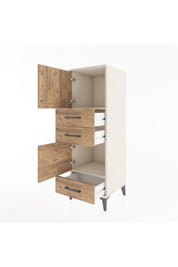 Hyperion Dolap 2 Raflı 3 Çekmeceli 2 Kapaklı 44x44x134 Aytaşı-Çam