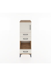 Hyperion Dolap 2 Raflı 3 Çekmeceli Tek Kapaklı 44x44x134 Çam-Aytaşı