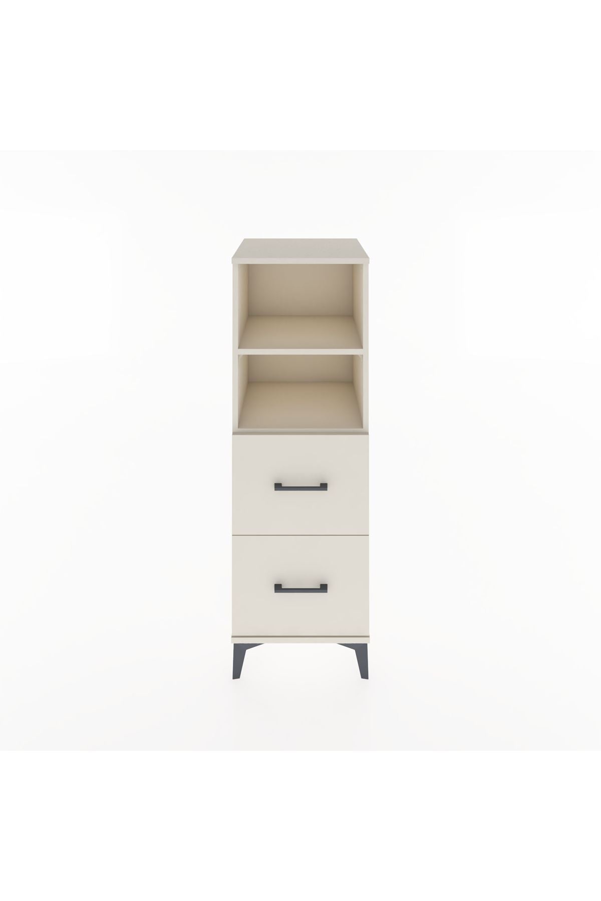 Hyperion Dolap 2 Raflı 2 Çekmeceli 44x44x134 Aytaşı-Aytaşı