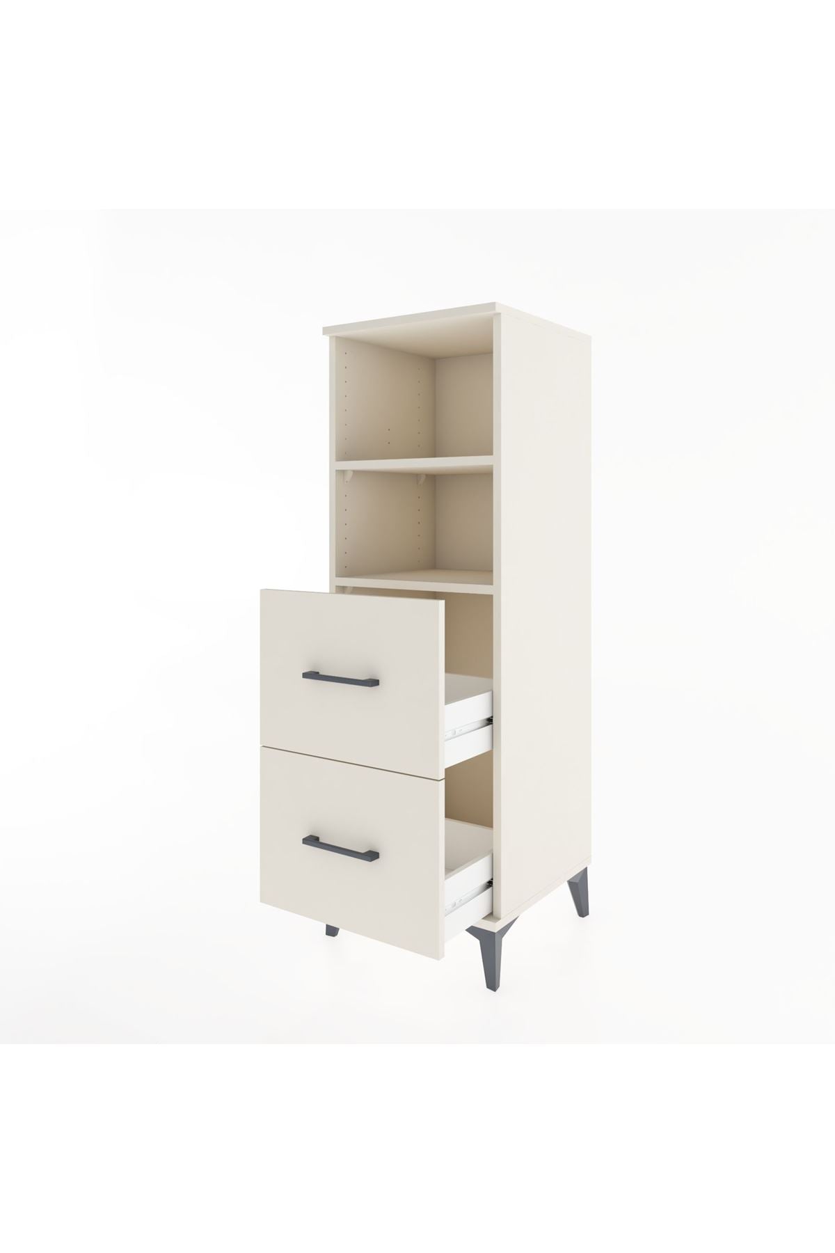 Hyperion Dolap 2 Raflı 2 Çekmeceli 44x44x134 Aytaşı-Aytaşı